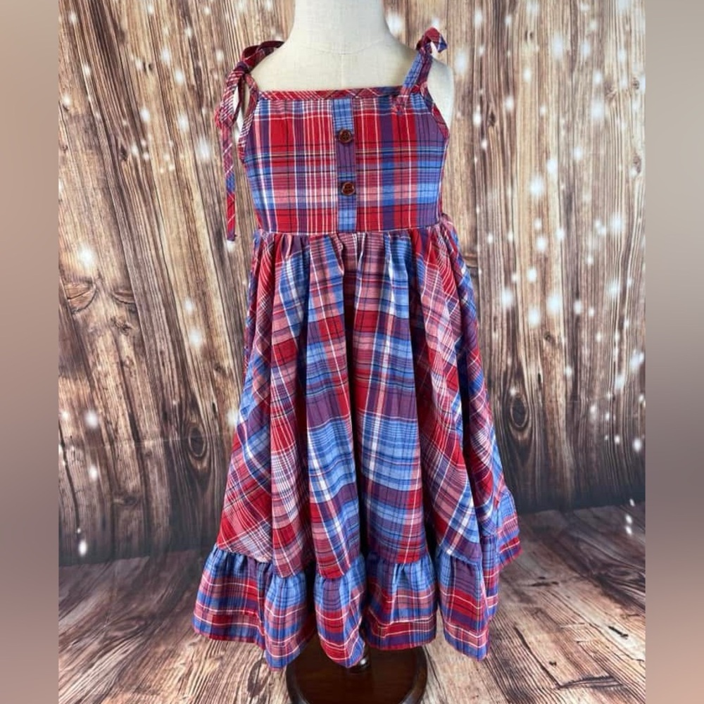 Jane + Jo Hometown Plaid House Dress